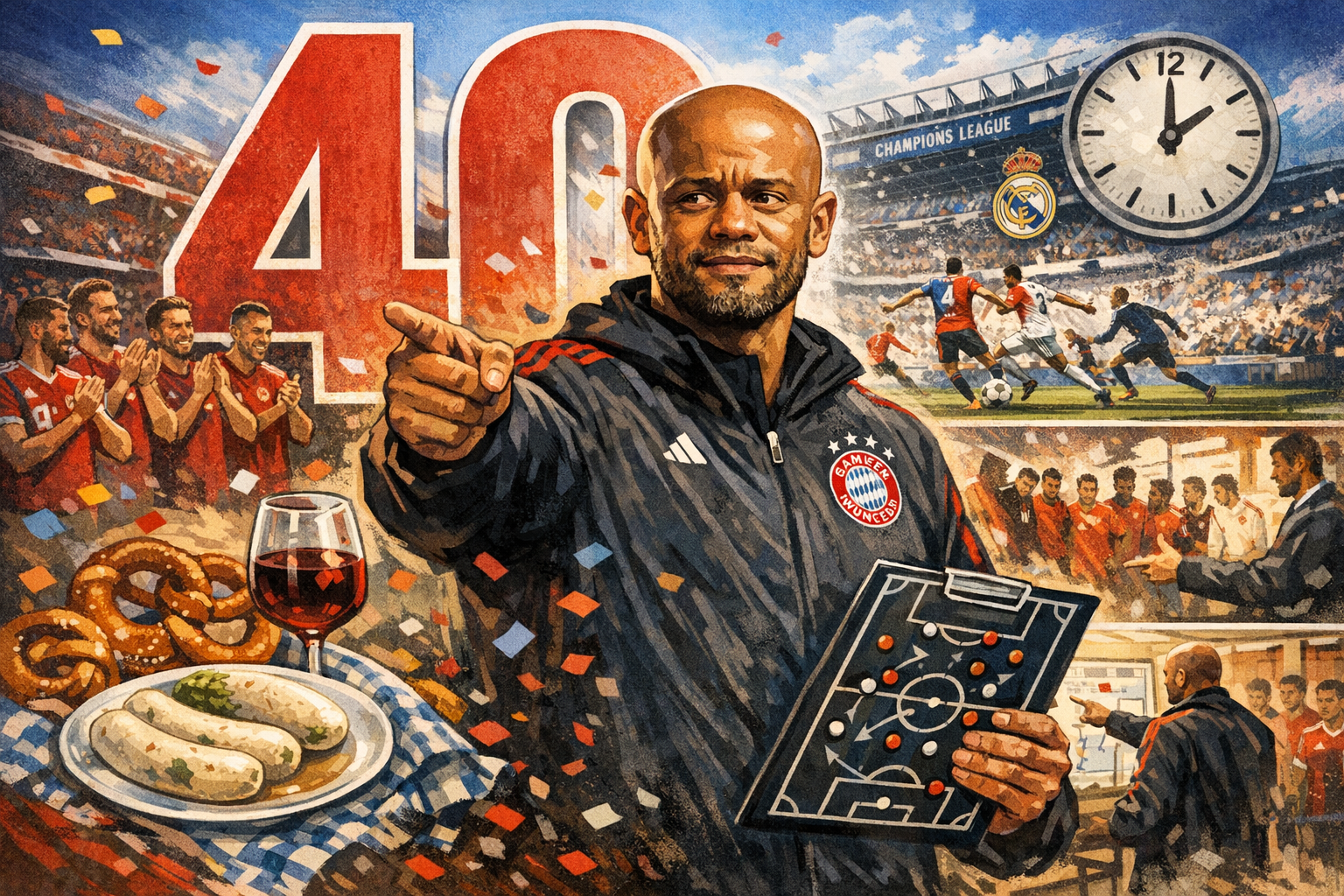 Vincent Kompany Turns 40 and Refuses to Let the Occasion Slow Bayern Down