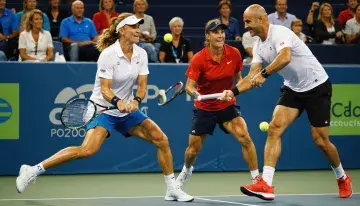 Andre Agassi Claims Fourth Straight Pickleball Slam Victory with Steffi Graf's Support